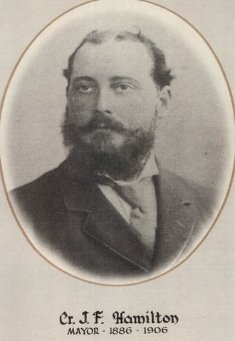 Cr J.F. Hamilton, Mayor of Brighton