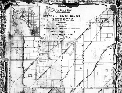 Map of Brighton : surveyed by John Millar