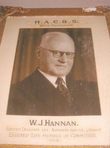 WJ Hannan HACBS west Brunswick