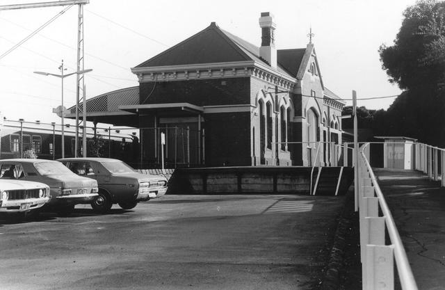 Coburg railway station 1888