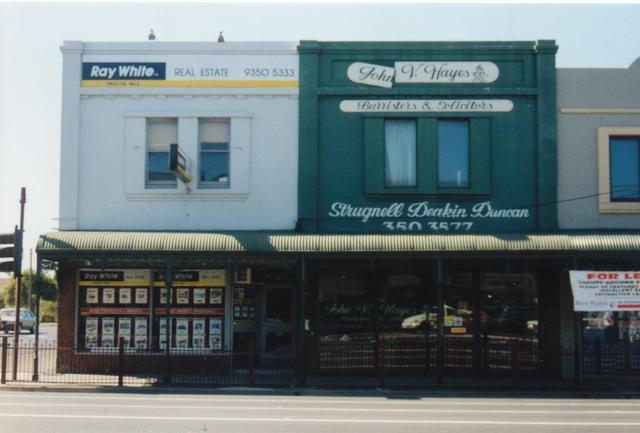 412-444 Bell St Pascoe Vale South - 1920s shops with to reproduction Victorian verandah