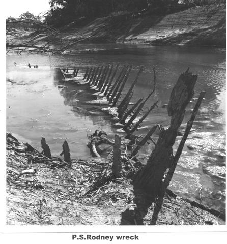 P. S. Rodney wreck Mildura.