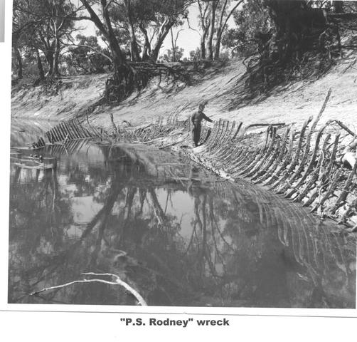 P. S. Rodney wreck, Mildura.