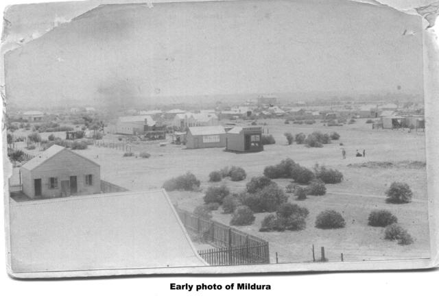 Early Photo of Mildura.