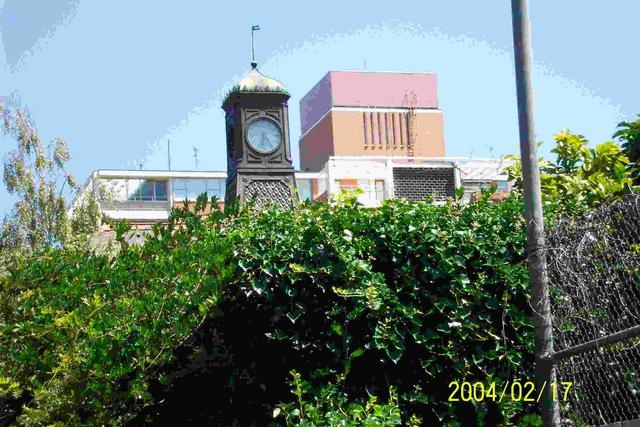 [clock tower on Homeden stables]