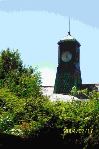 [clock tower on Homeden stables]