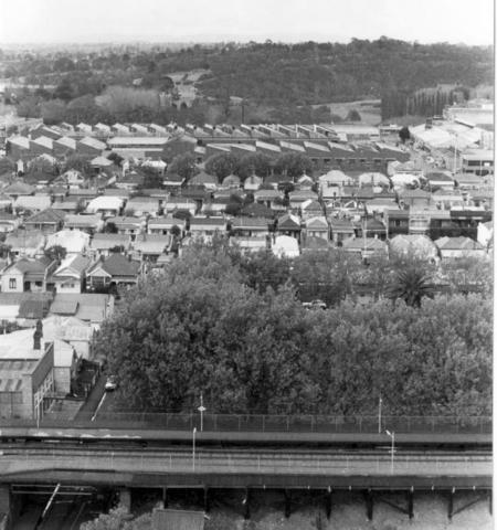 Abbotsford looking east from the town hall