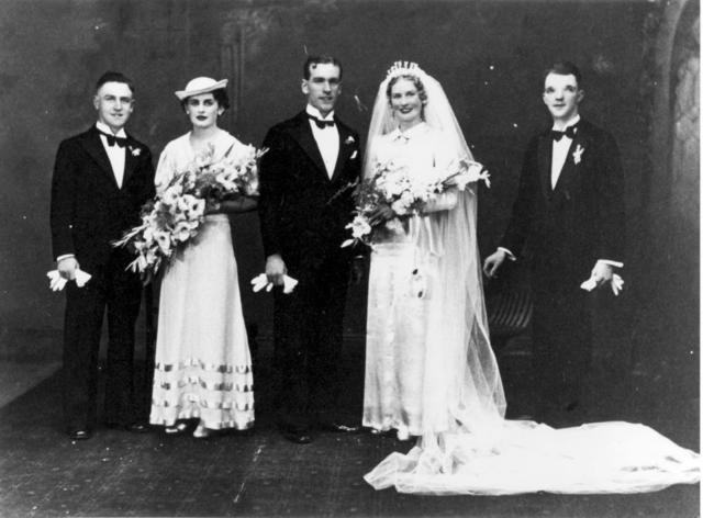 Collingwood:1930s. Harold and Dulcie's wedding